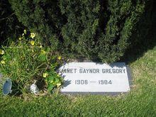珍妮·蓋諾離世後與丈夫保羅·格雷戈里合葬於加州好萊塢墓地
