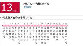 雙鴨山公交13路