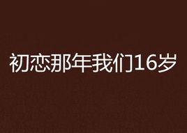 初戀那年我們16歲