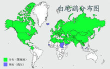 白尾鷂分布圖