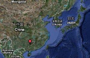 （圖）南邊山鄉在中國位置