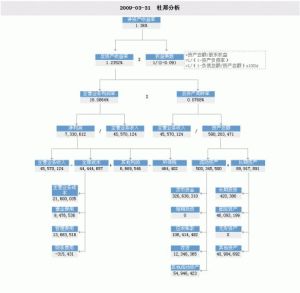 杜邦財務分析體系