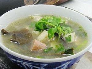 菌湯豆腐