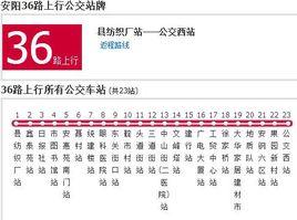 安陽公交36路