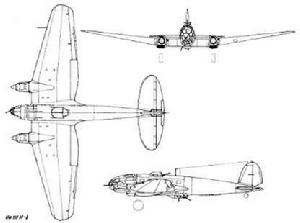 德國HE-111轟炸機