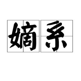 嫡系[詞語概念]