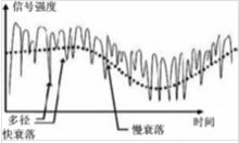 圖4  信號強度隨時間損耗示意圖