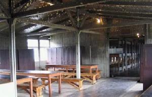 Sachsenhausen 集中營囚犯的餐室及臥室