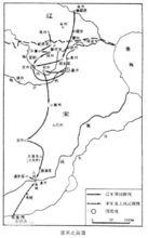 澶州之戰示意圖