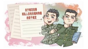 關於規範完善軍隊人員有關福利待遇的若干規定