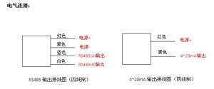 壓力式水位計DATA-51系列電氣連線圖