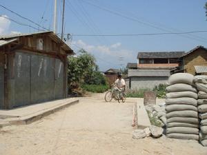 下沙河村村內道路