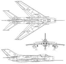 米格19三視圖