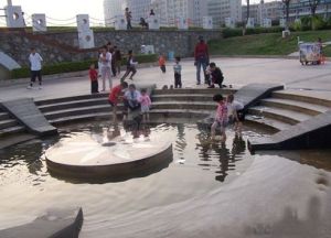 天津海河噴泉遊樂場