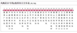 唐山公交鳳凰花卉專線1路