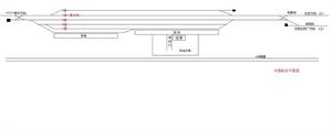 浮圖峪站平面圖