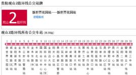 貴陽公交觀山2路環線