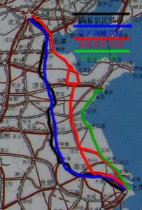 中長期鐵路網規劃圖部分