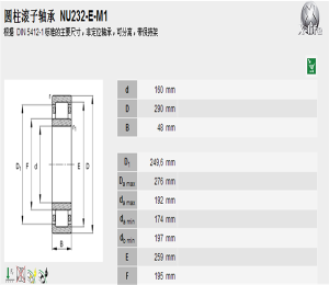 FAG NU232-E-M1單列短圓柱滾子軸承