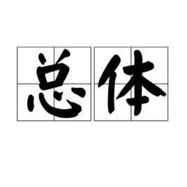 總體[漢語詞語]