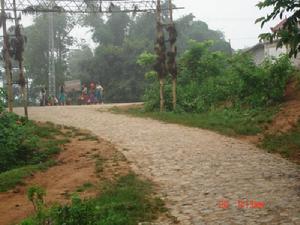 入村道路