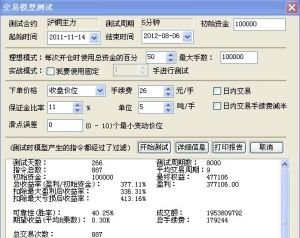 傭優網程式化模型在銅主力契約上的收盤價測試，手續費設定為26的結果