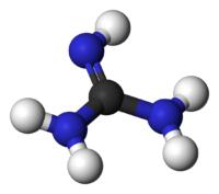 胍的立體分子結構