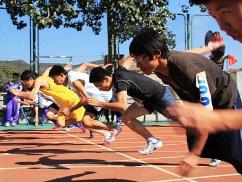 北京市第九中學   學生百米決賽照片