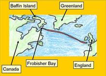 弗羅比舍第一次航海圖
