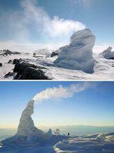 南極洲埃里伯斯山脈冰塔