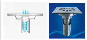 水封式地漏排水示意圖
