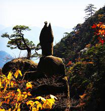 黃山仙人指路及周邊風景