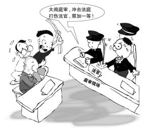 擾亂法庭秩序罪