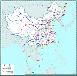 十三五及中長期頂層設計高鐵規劃圖