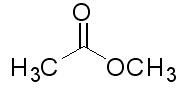 乙酸甲酯分子結構