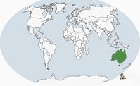 澳洲硬尾鴨分布圖
