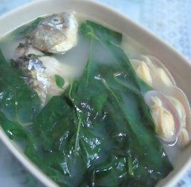 枸杞葉鯽魚湯