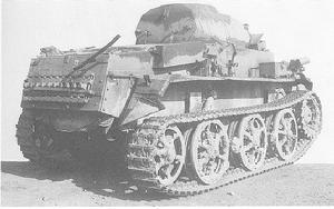 被盟軍繳獲的C型一號坦克
