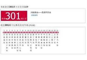 忠縣公交301路