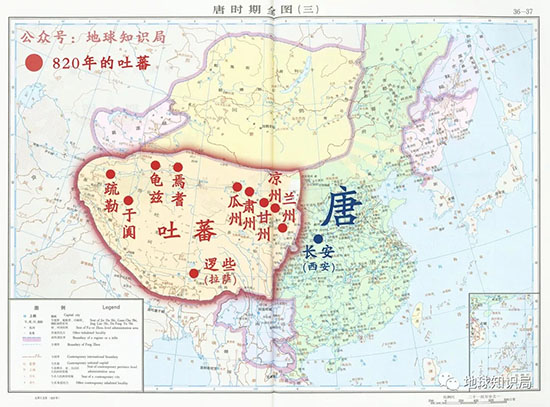 雖然吐蕃在極盛期擴張至西域和河西走廊 但中央政府對遙遠的占領區控制有限 是某種事實上的“分封制”在支撐