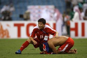2009年6月18日，朝鮮隊逼平沙特進軍2010年世界盃